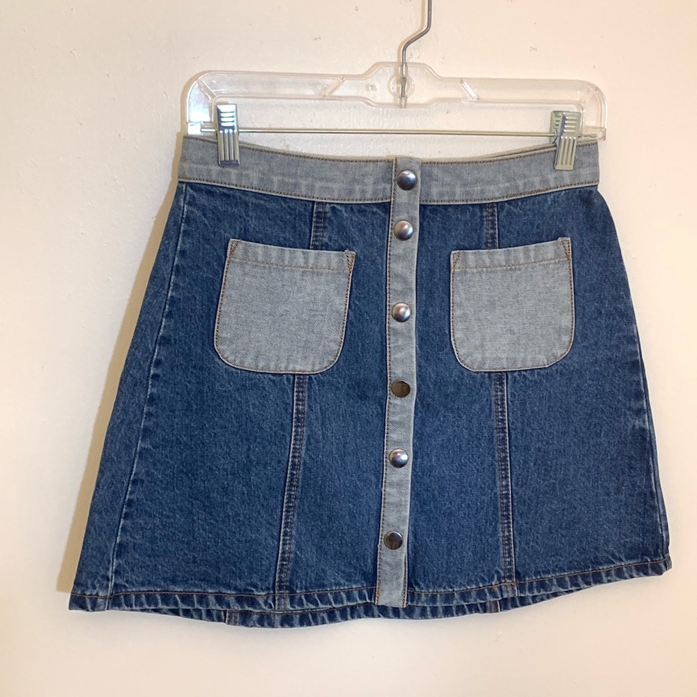 Urban Outfitters BDG Denim Button-Front Skirt